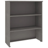 Top for Highboard HAMAR Light Grey 85x35x100cm Solid Wood Pine 340511
