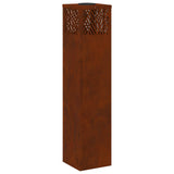 Solar LED Pathway Light 2 pcs Bronze Weathering Steel 879736