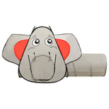 Elephant Children Play Tent with 250 Balls Grey 174x86x101 cm 3107741