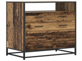 Drawer Cabinet 4-Drawer Old wood 70 x 41 x 83.5 cm 8010312