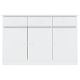 Sideboard ALTA White 112x35x73 cm Solid Wood Pine 353938