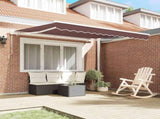 Manual Retractable Awning Brown 300x250 cm 3215633