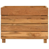 Raised Bed Varying shades of teak Solid teak wood, steel Medium 47421