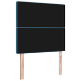 Headboard with Headboard Dark Blue 100 cm Faux Leather 3337756