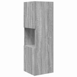 Corner Cabinet Grey Sonoma 30.5x30x95cm Engineered Wood 889834