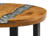 Coffee Table Brown 40 x 40 x 45 cm Solid Teak Wood 42015921