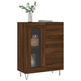 Sideboard Brown Oak 69.5x34x90 cm Engineered Wood 828043