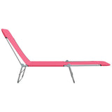 Sunlounger Set of 2 Pink 310345
