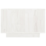 Coffee Table White 50x50x33.5 cm Solid Pinewood 808504