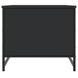Coffee Table Black 85.5x51x45 cm Engineered Wood 835339