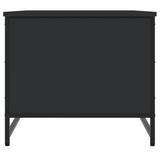 Coffee Table Black 85.5x51x45 cm Engineered Wood 835339