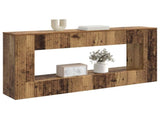 Console Table Striped Old Wood 155 x 29 x 74 cm Engineered Wood 899893