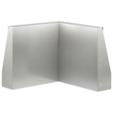 Retaining Wall 50 x 50 x 50 cm Stainless Steel Silver 8015193