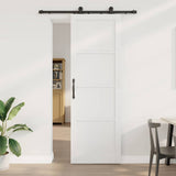 Sliding Door Manual ORKDAL White and black 78 x 232 cm 3333447