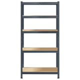 5-Layer Storage Shelf Anthracite Steel&Engineered Wood 4016951