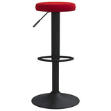 Bar Stools 2 pcs Wine Red Velvet 333149