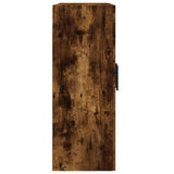 Wall Mounted Cabinet Smoked Oak 69.5x34x90 cm Engineered Wood 830409