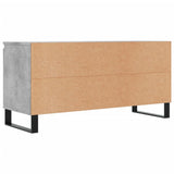 TV Cabinet Concrete Grey 104x35x50 cm Engineered Wood 827024
