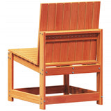 3 Piece Garden Lounge Set Wax Brown Solid Wood Pine 844661