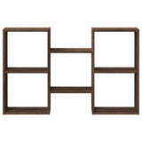 Wall Shelf Brown Oak 96x18x60 cm Engineered Wood 853233