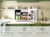 46 Litre Lockable Countertop Fridge - Cream White T3398P329509