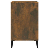 Shoe Cabinet Smoked Oak 102x36x60 cm Engineered Wood 819737