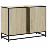 Bathroom Sink Cabinet Sonoma Oak 80x33x60 cm Engineered Wood 849290