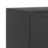 Sideboard Black 68.5x38.5x107 cm Steel 846482