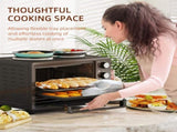 28L Mini Oven with 2 Hot Plates, Countertop Toaster Oven, Grill, Roast, Bake, Boil, with Timer, T3398P344222