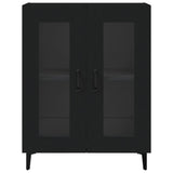 Sideboard Black 69.5x34x90 cm Engineered Wood 833048