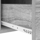 Bedside Cabinet with Drawer 2 pcs Grey Sonoma 30 x 48 x 61 cm 859417