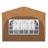 Pop-up Party Tent 290 x 290 x 245 cm Beige 42019870