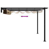Gazebo 400 x 300 x 200 cm Taupe Polyester 4003976