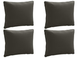 4-Piece Back Cushions PUTTEN 4 pcs 100% Polyester Anthracite 945126