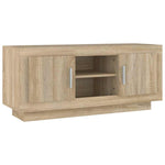 TV Cabinet Sonoma Oak 102x35x45 cm Engineered Wood 811793