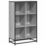 Book Cabinet Grey Sonoma 65.5x33x107.5 cm Engineered Wood 849162