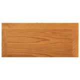 Storage Cabinet Light Oak Solid Oak Wood, MDF Veneer Medium 329926