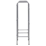 Storage Shelf for 6 Crates Silver 96x33x116 cm Steel 285213