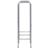 Storage Shelf for 6 Crates Silver 96x33x116 cm Steel 285213
