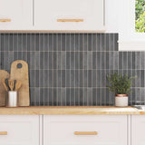 Rectangular Tile 20 pcs Grey 29 x 23 x 0.08 cm 42021255