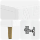 Bathroom Storage Cainet DELFT White 59.5 x 31 x 80 cm 897055