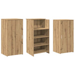 Reception Desk Artisan Oak 155x50x103.5 cm Engineered Wood 3324204