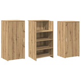 Reception Desk Artisan Oak 155x50x103.5 cm Engineered Wood 3324204