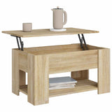 Coffee Table Sonoma Oak 79x49x41 cm Engineered Wood 809713