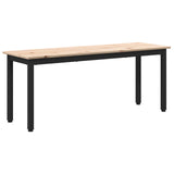 Bench Natural 110 x 35 x 45 cm Solid Pine Wood 892773