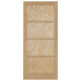 Interior Door ORKDAL Brown 93 x 211 cm Plywood 4102677