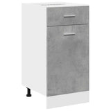 Drawer Bottom Cabinet Lyon Concrete Grey 40x46x81.5 cm Engineered Wood 856082
