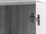 Bedside Cabinet 2 pcs Grey Sonoma 43 x 34.5 x 47 cm 895728