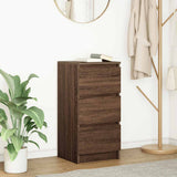 Sideboard Brown Oak 37.5x35x76 cm Engineered Wood 861730