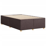 Bed Frame without Mattress Dark Brown 120x190 cm Small Double Fabric 3284718